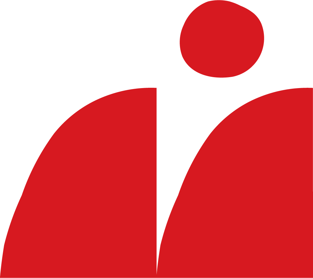 A red decorative symbol