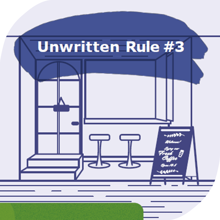Heading says "Unwritten Rule #3"